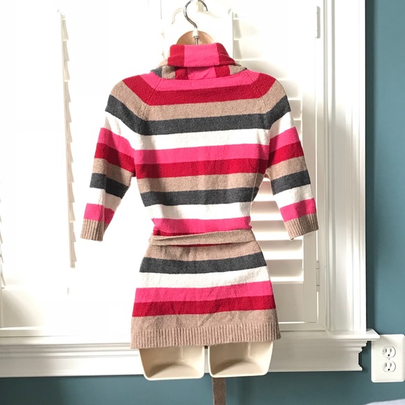 Aeropostale XS Multicolor Striped Tie Cardigan - Picture 3 of 4
